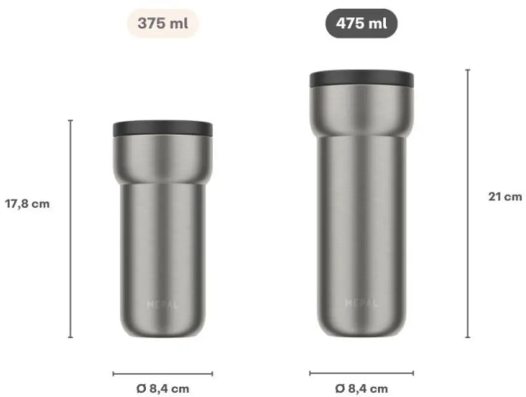 Mepal Isoleerbeker Ellipse 475ml - Nordic Green