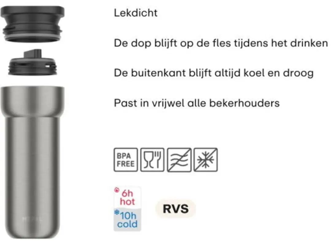 Mepal Isoleerbeker Ellipse 475ml - Nordic Green