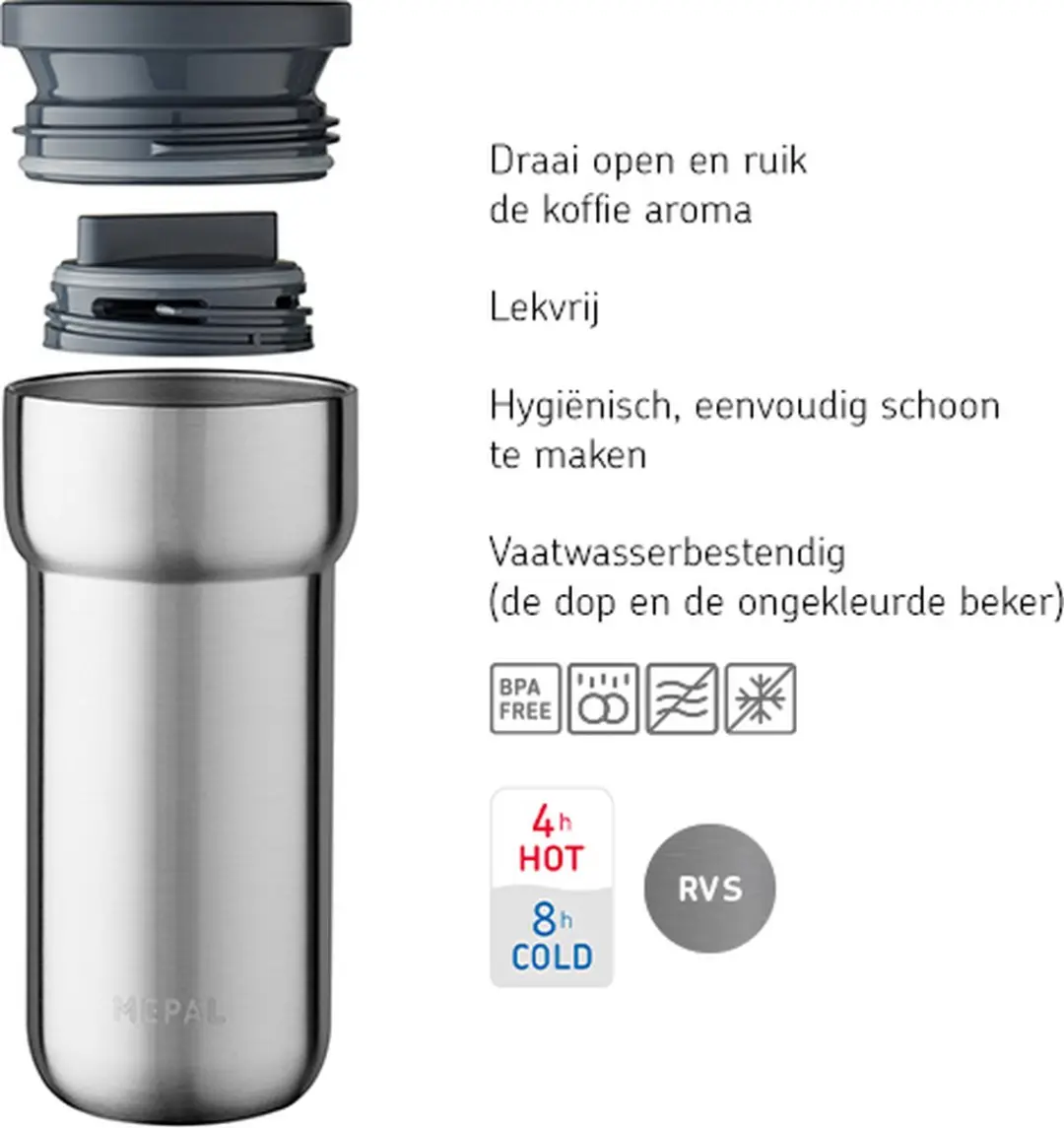 Mepal Isoleerbeker Ellipse 475ml - Nordic Green