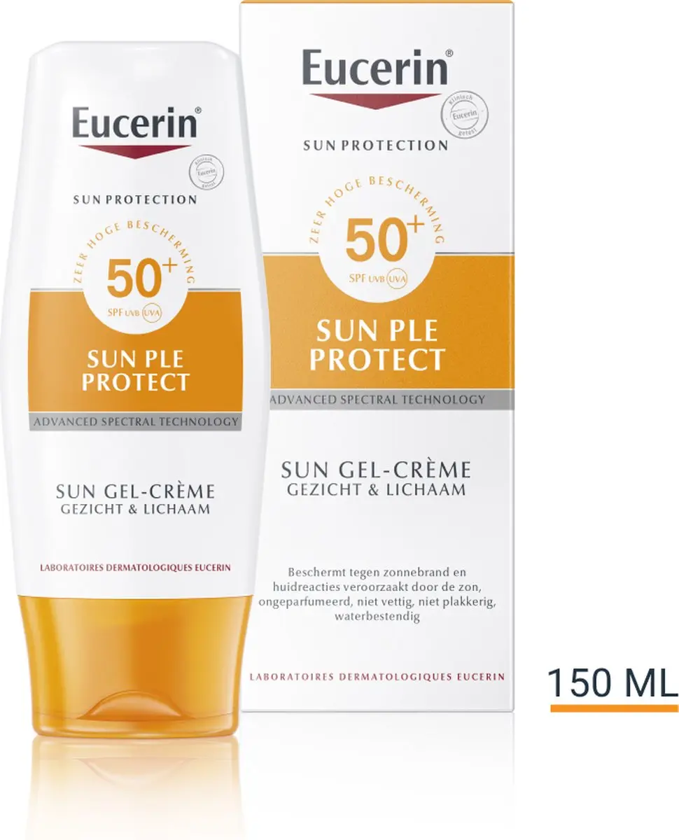 Eucerin Sun PLE Protect Zonnebrand Gel-Crème SPF 50 - 150ml