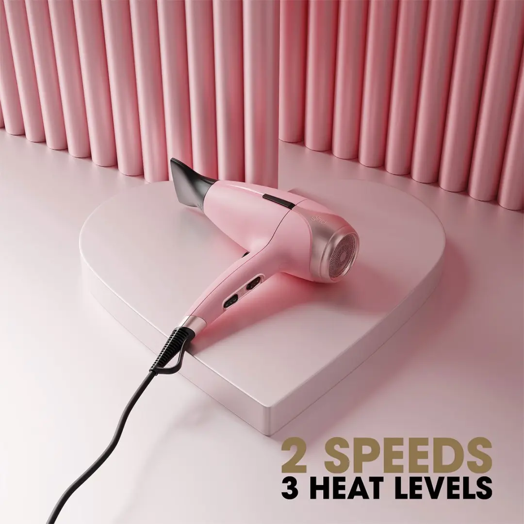 GHD Helios Haardroger - 2200W - 2 Snelheden - 3 Warmtestanden - Pink