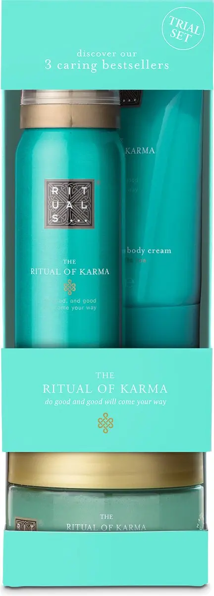 Rituals Karma Set - 245ml Bodylotion/Scrub/Douchegel