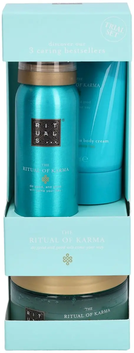 Rituals Karma Set - 245ml Bodylotion/Scrub/Douchegel