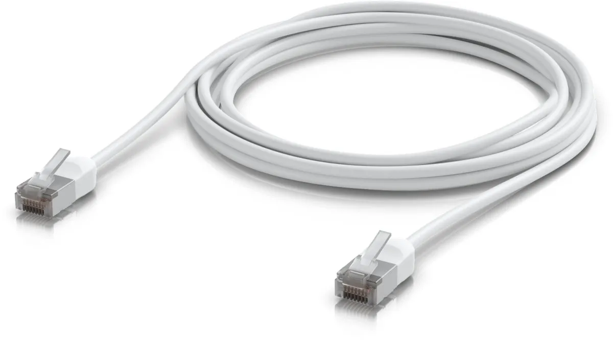 Ubiquiti UACC-Cable-Patch-Outdoor-C6A-3M Netwerkkabel - Wit Cat6a