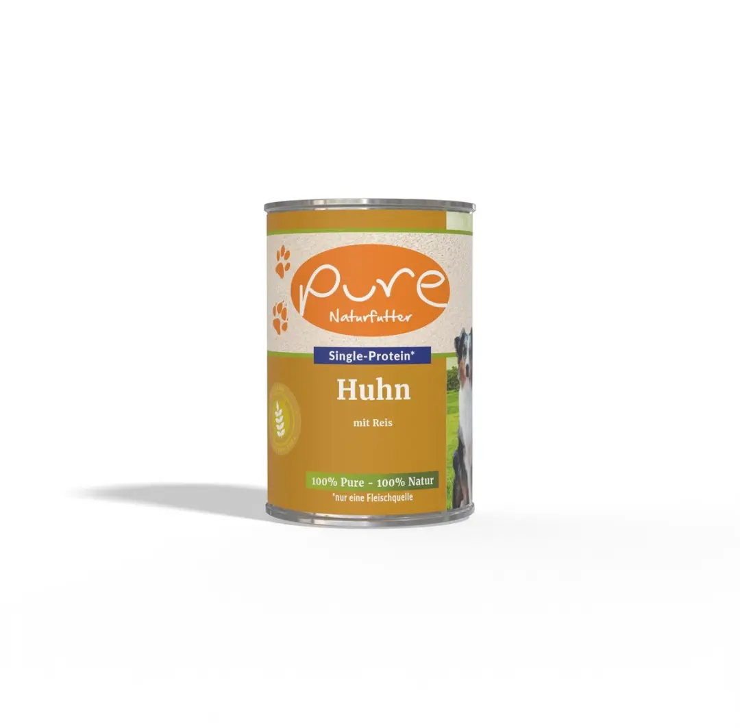 Pure Natuurlijk Hondenvoer Kip met Rijst 6x400g