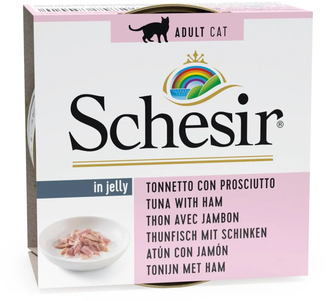 Schesir Kat Tonijn/Ham 85g