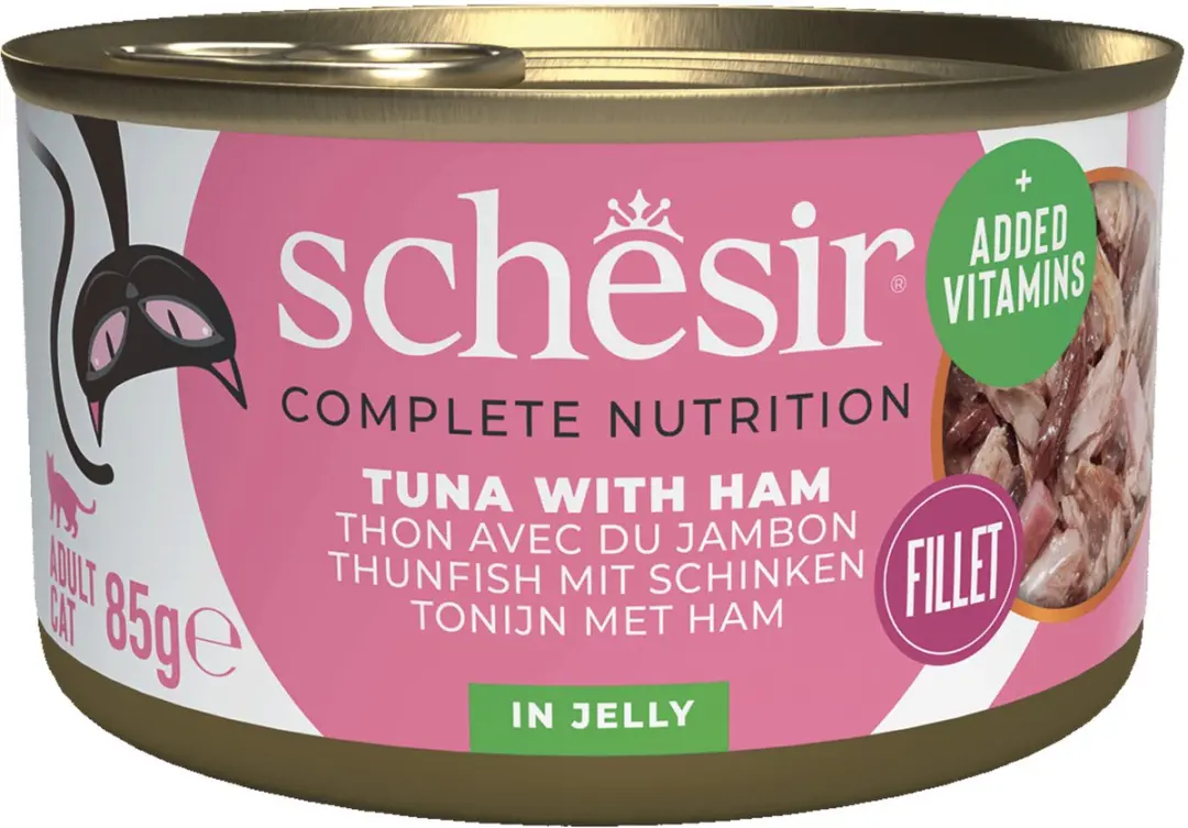 Schesir Kat Tonijn/Ham 85g - 14 Stuks - afbeelding 6 van 6