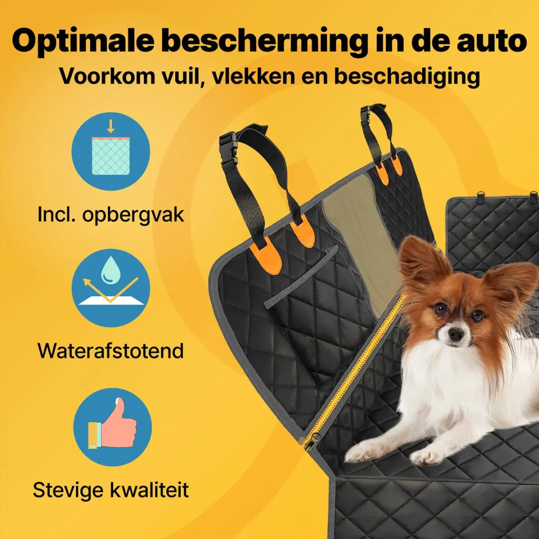 Jake and Jacky Hondendeken Auto Luxe 137x148cm - 4-Seizoenen