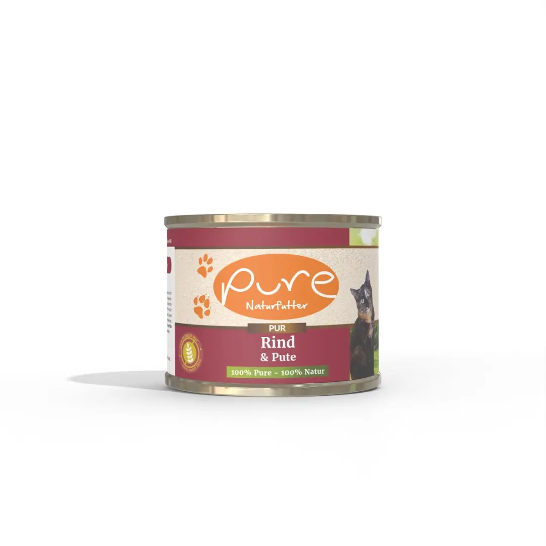 Pure Rund & Kalkoen Kattennatvoer Graanvrij