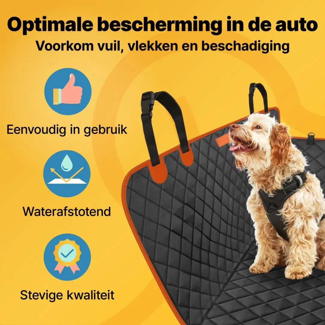 Jake and Jacky Hondendeken Auto 145cm - Comfort Plus Model