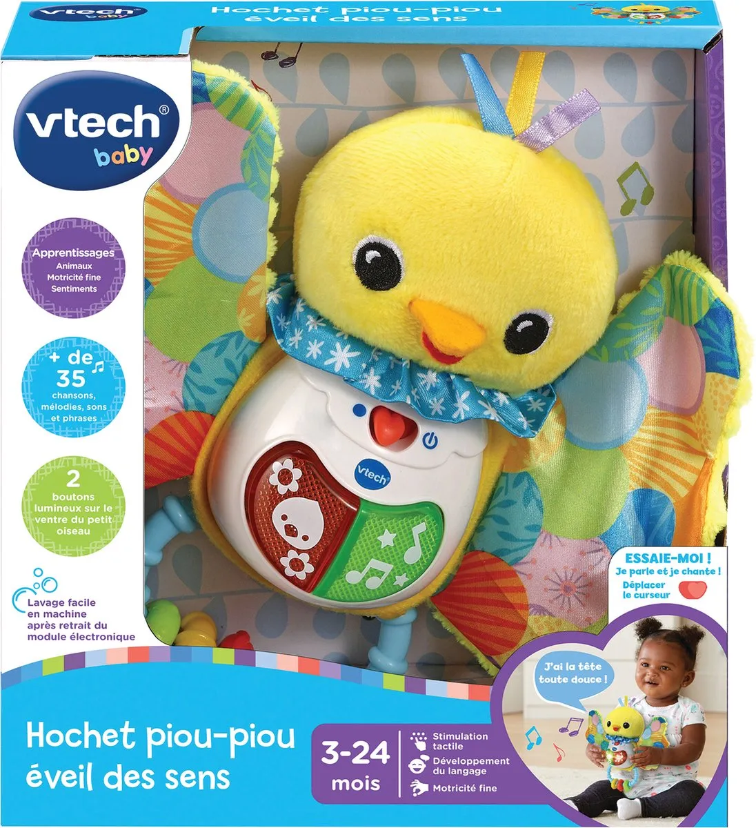 Vtech Baby Hochet 80-558705 - Geel