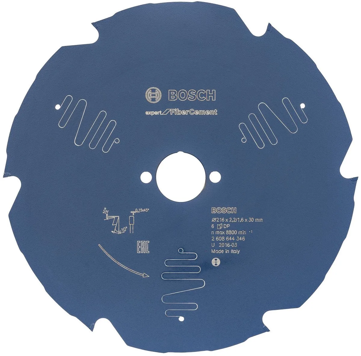 Bosch Expert for Fiber Cement Zaagblad 216mm