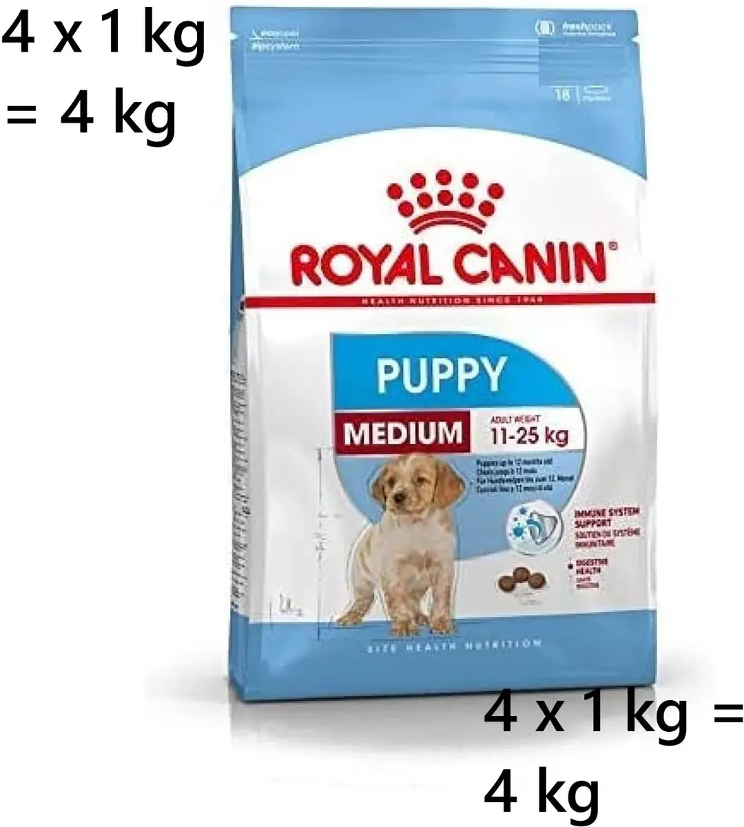 Royal Canin Puppy Medium 4x1kg