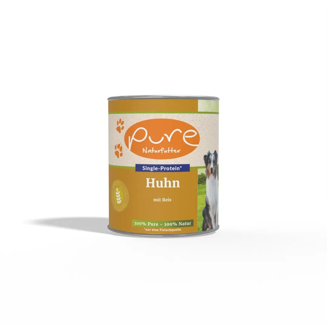 Pure Natuurlijk Hondenvoer Kip met Rijst 6x800g