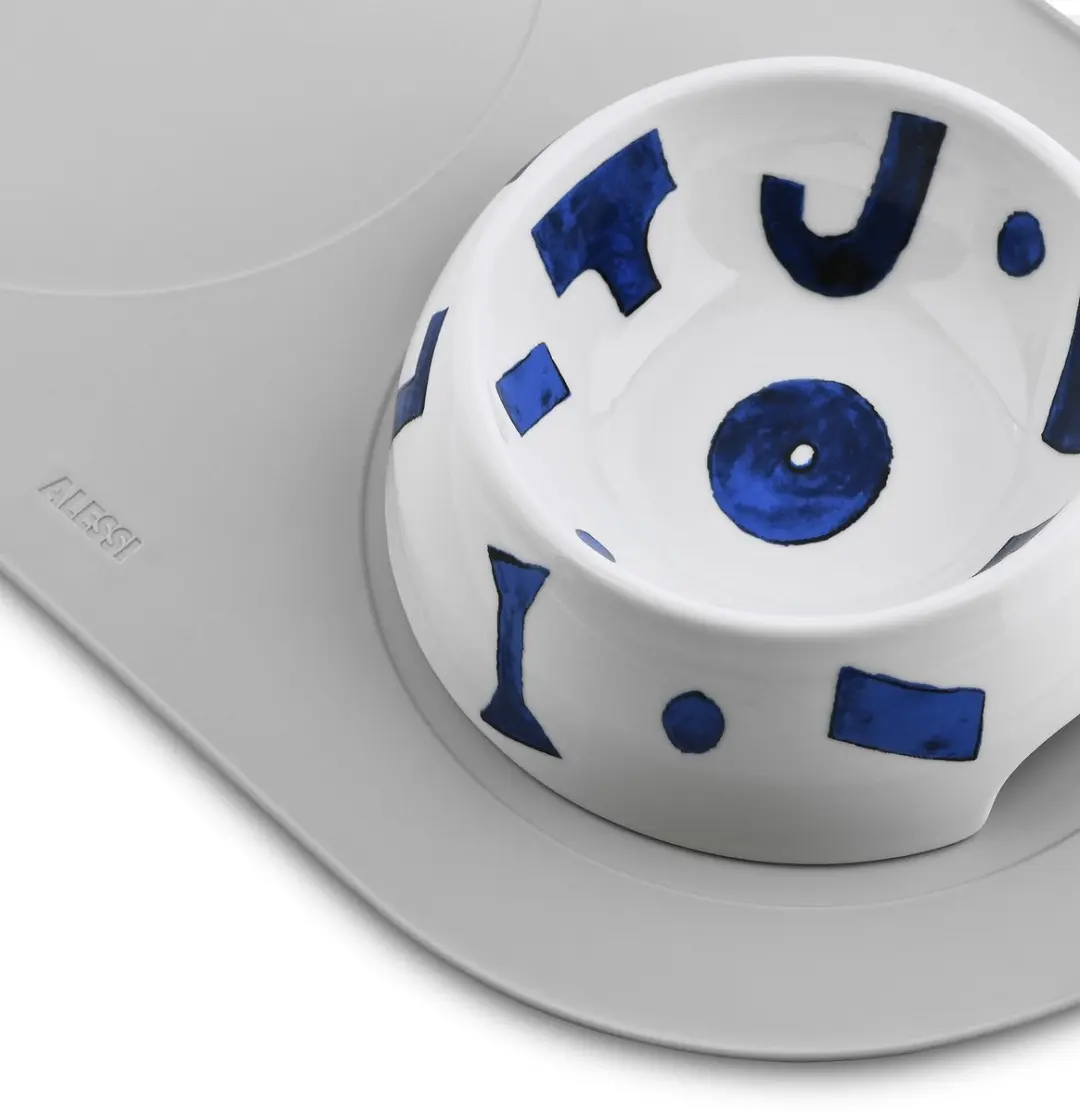 Alessi Anti-slip Voermat Siliconen Grijs Klein