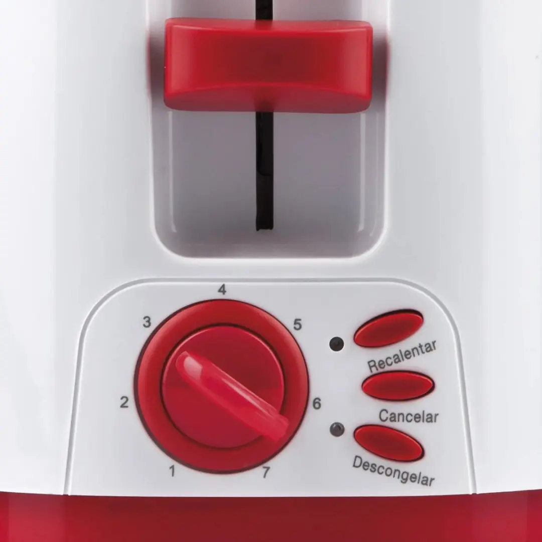 G3 Ferrari To-Stàr G1017901 Broodrooster 800W - 2 Sneden - Rood/Wit