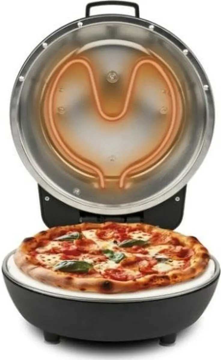G3 Ferrari G10199 Pummarola Pizzaoven 1200W - Ø31cm - Rood/Zwart