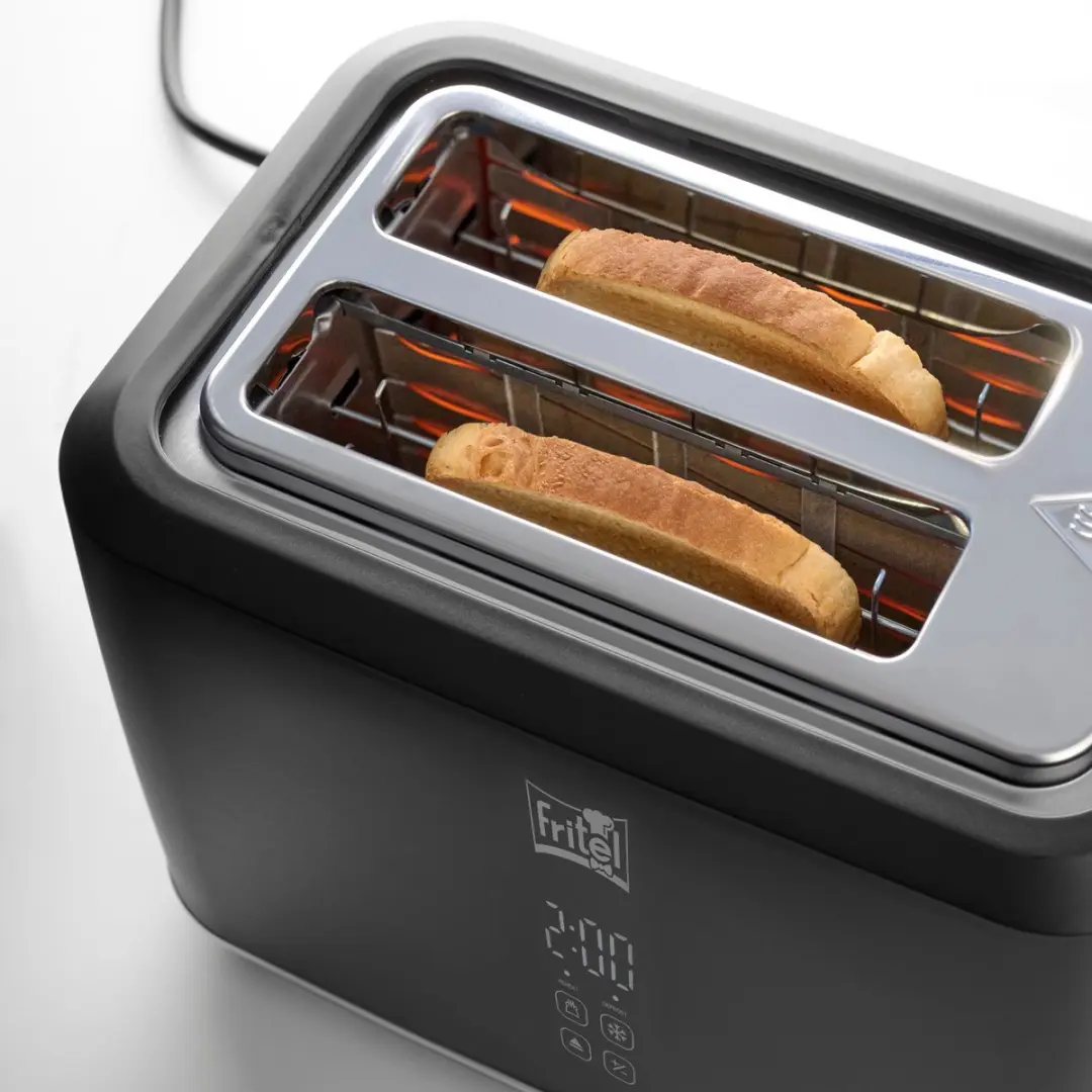 Fritel TO 2995 Broodrooster 2 Sleuven 850W - Mat Zwart