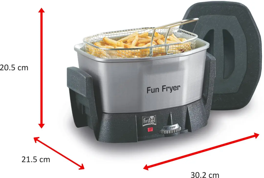 Fritel Fun Friteuse FF 1200 - 1400W 1,5L - Zilver