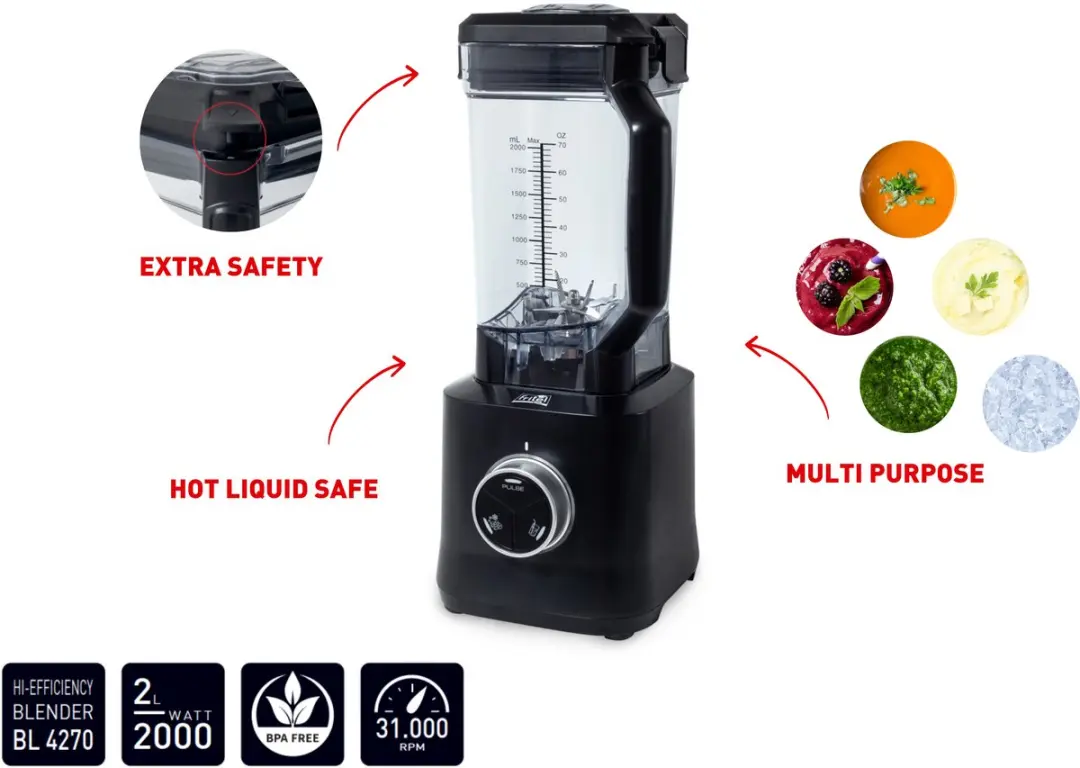 Fritel High Efficiency Blender BL 4270 - 2L - 2000W