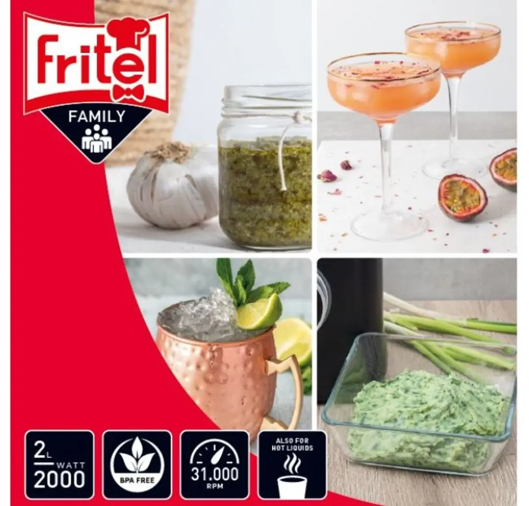 Fritel High Efficiency Blender BL 4270 - 2L - 2000W