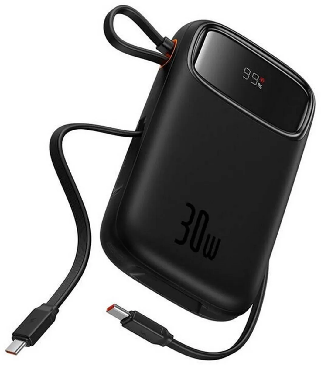 Baseus QPow 2 Powerbank 10000mAh 30W - Transparent - afbeelding 2 van 6