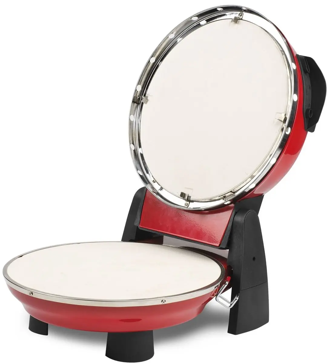 G3 Ferrari G1003202 Pizzeria Snack Napoletana Pizza Steenoven - 1200W - Rood