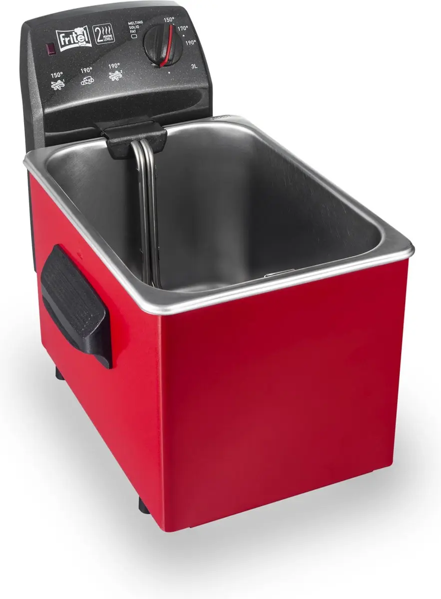 Fritel Turbo SF4153 Friteuse - 2400W 3L - Rood