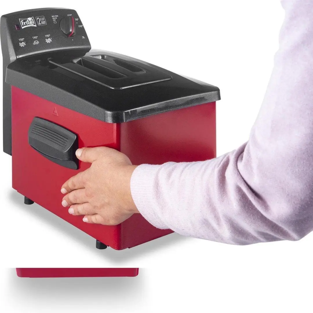 Fritel Turbo SF4153 Friteuse - 2400W 3L - Rood