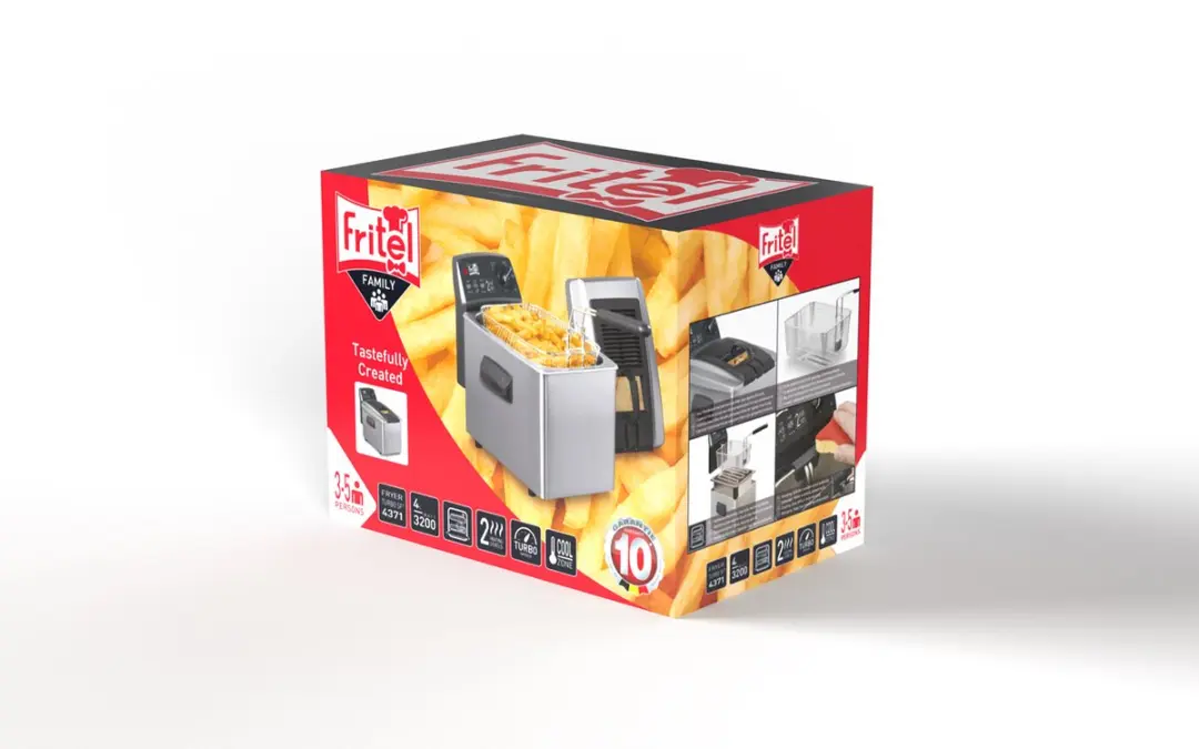 Fritel Turbo SF 4371 Friteuse - 3200W 4L - Inox