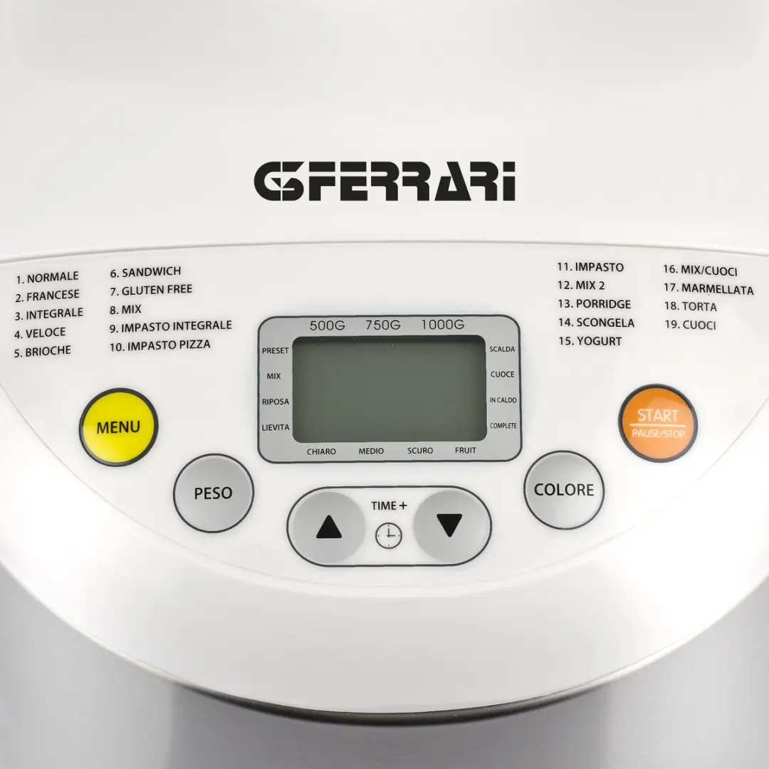 G3 Ferrari G10078 Broodbakmachine 550W - 19 Programma's - 1000g