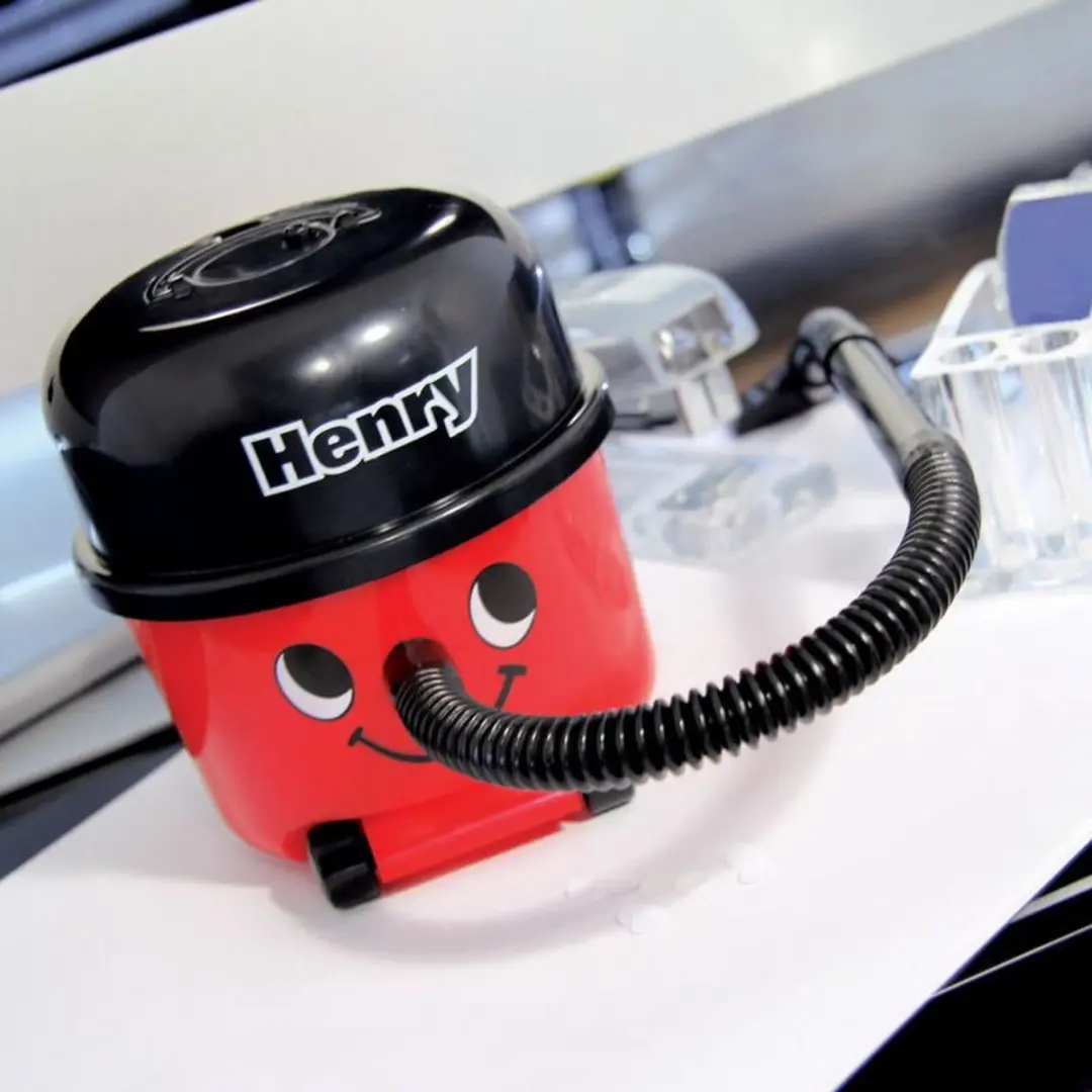 Paladone Henry Hoover Bureaustofzuiger - Rood/Zwart