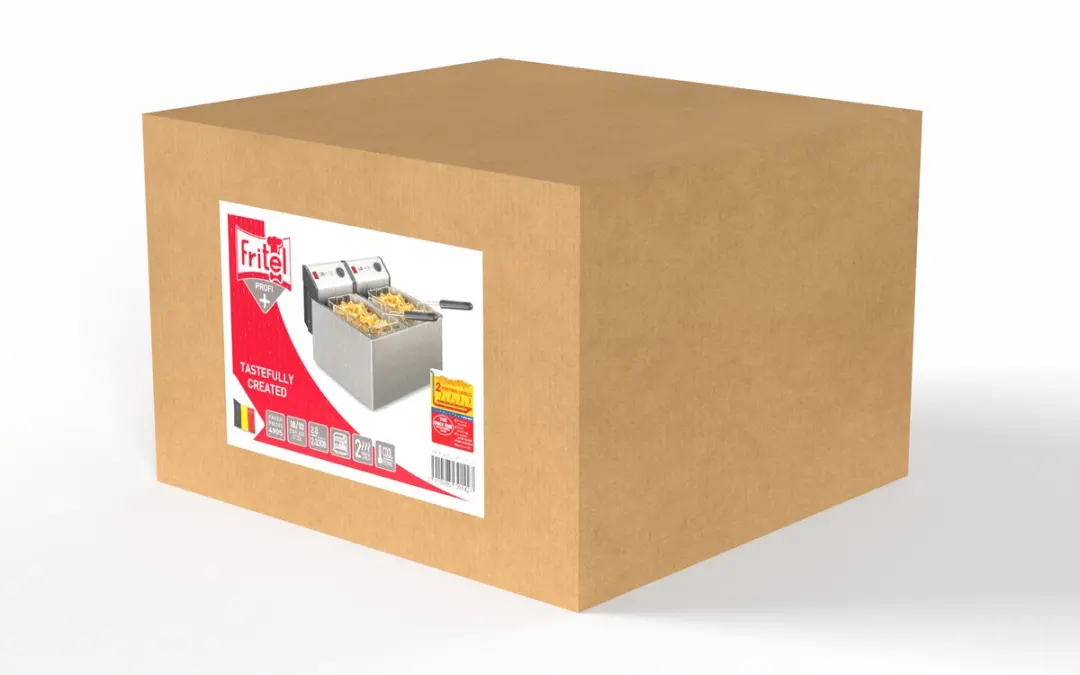 Fritel Profi 4905 DUO Frituurpan - 2x3200W 16L - Inox/Grijs