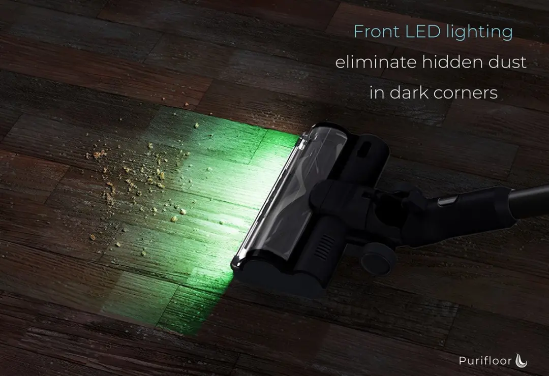 Clean Air Optima Vertica SVC-001 Stofzuiger - 500W - UV-C - 0.47L - Grijs/Rood - afbeelding 6 van 6