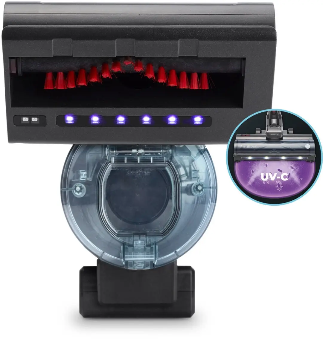 Clean Air Optima Vertica SVC-001 Stofzuiger - 500W - UV-C - 0.47L - Grijs/Rood