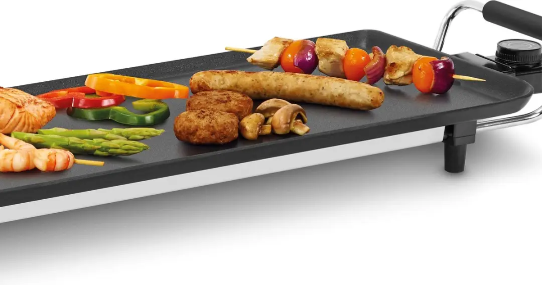 Fritel Teppanyaki TY 1897 Tafelgrill 1800W - 90x22cm - 5 standen - Zwart