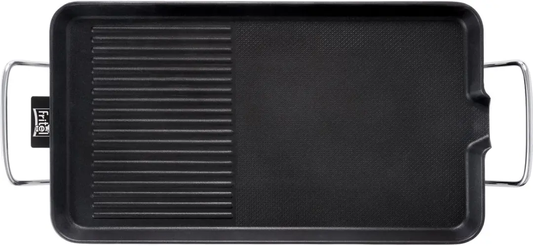 Fritel Grill Teppanyaki GT1375 - 1360W - 48x20cm - Zwart/Zilver
