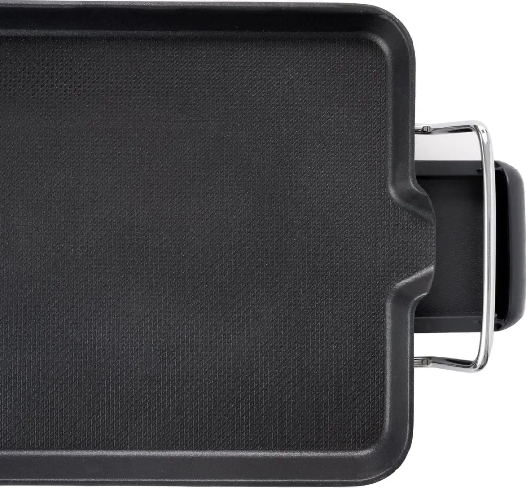 Fritel Grill Teppanyaki GT1375 - 1360W - 48x20cm - Zwart/Zilver