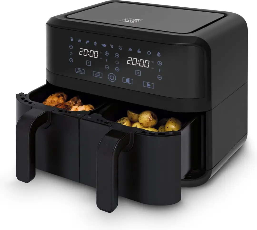 Fritel Snacktastic 8180 DUO Airfryer 2x 4,5L