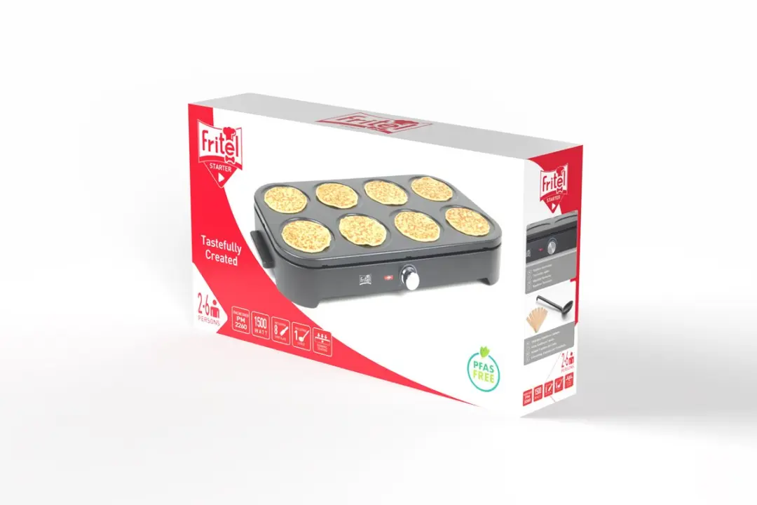 Fritel PM 2260 Pannenkoekenmaker 1500W - 8 Pers. - PFAS-vrij
