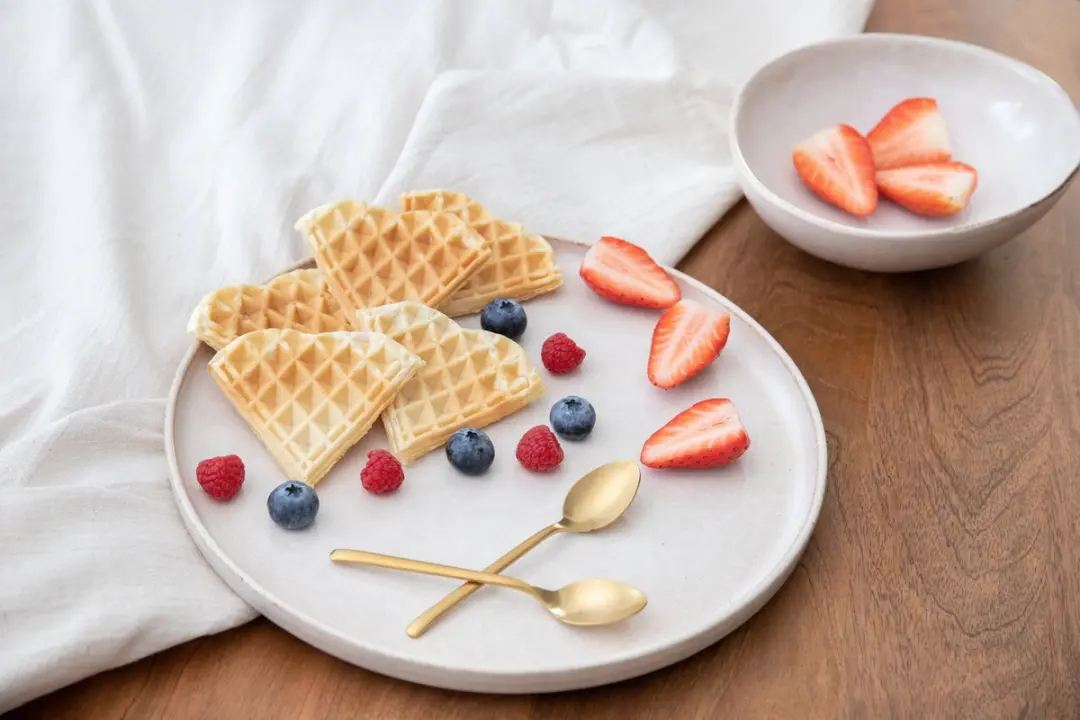 Fritel A204 Hartjeswafelijzer 1200W - 5 Wafels - Zilver