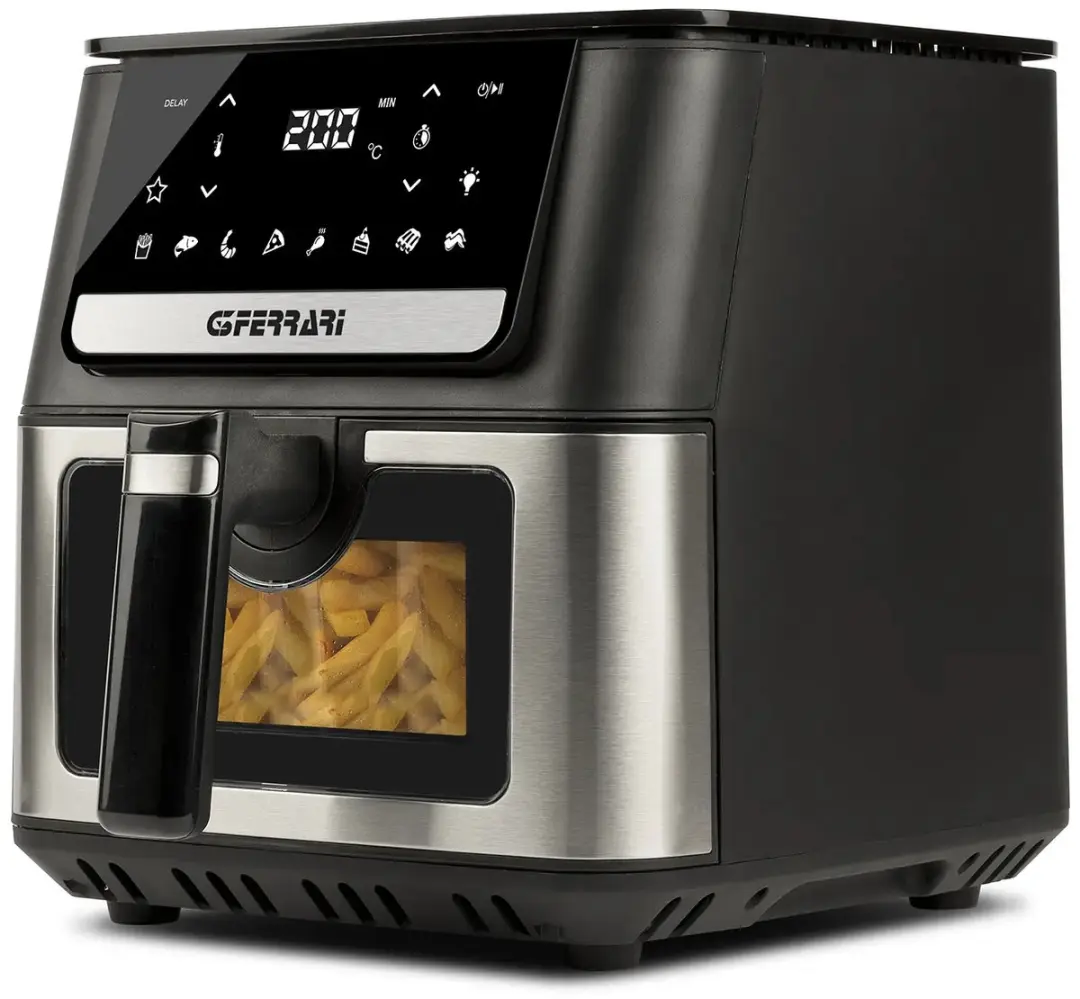 G3 Ferrari Friggisano Airfryer 6.5L 1700W - Zwart/Roestvrijstaal