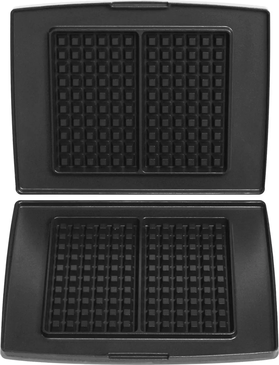 Fritel 6x10 Wafelbakplaten Set - 142354 - Zwart