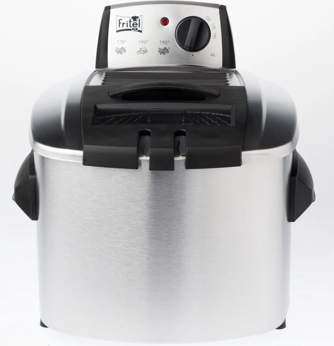 Fritel FR 1480 Retro Frituurpan 3000W - 4L - Inox