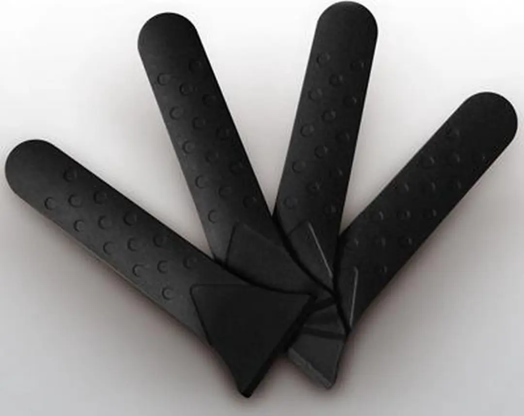 Fritel Kunststofspatels 150009 - 4 Stuks - Zwart