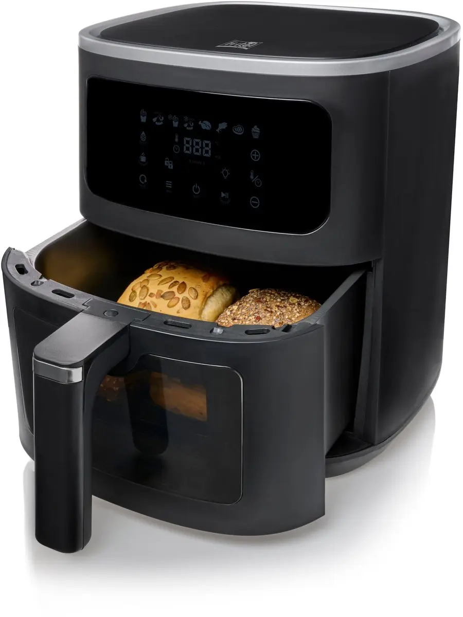 Fritel SnackTastic 7520 Airfryer - 1500W - 6L - Zwart