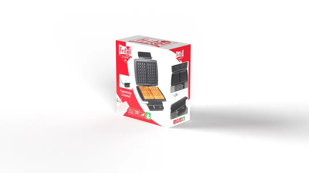 Fritel WA 1230 Wafelijzer - 1200W - Wit