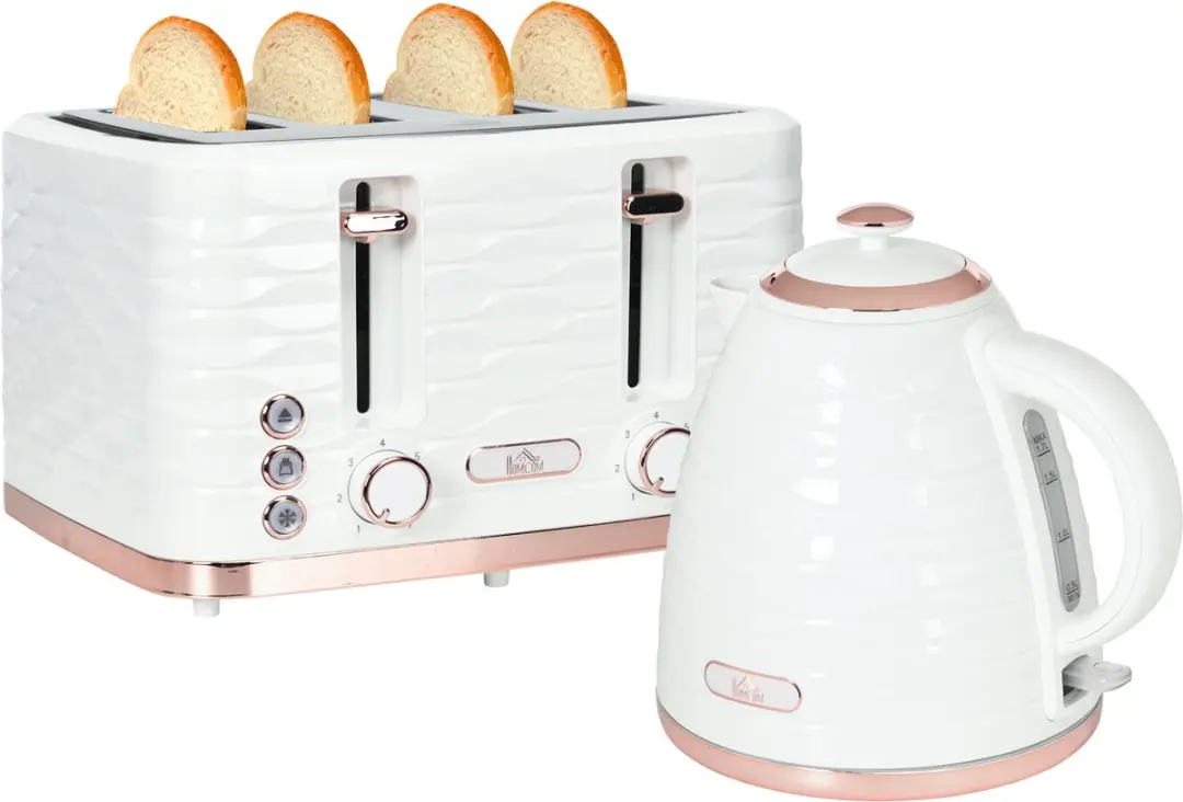 Homcom Waterkoker en Broodrooster Set