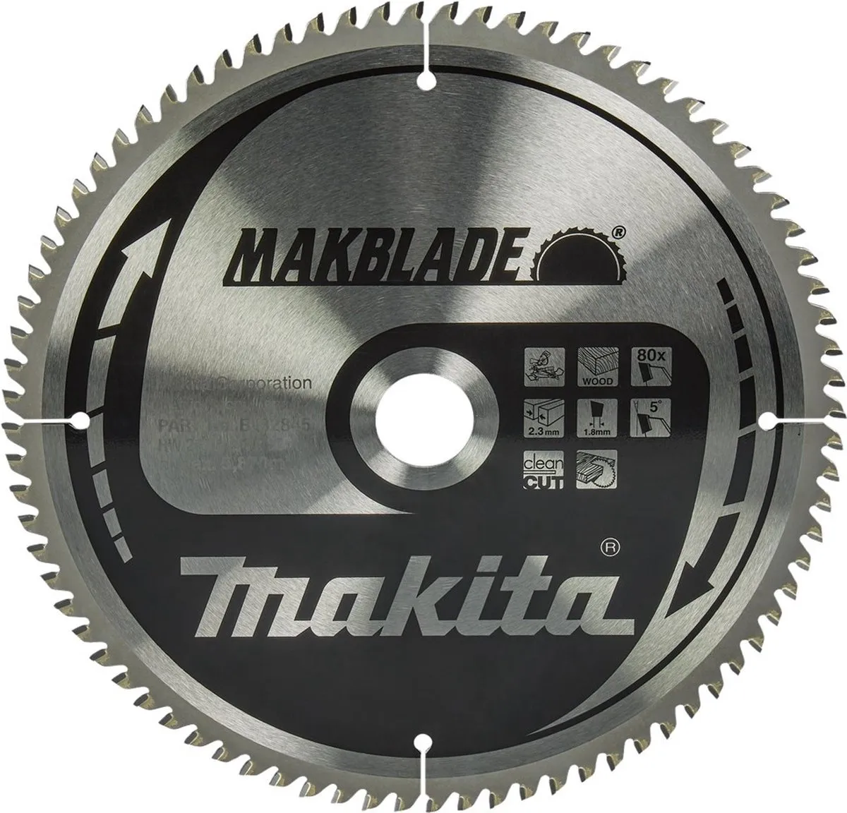 Makita Makblade Afkortzaagblad Ø260mm 80T - B-32845
