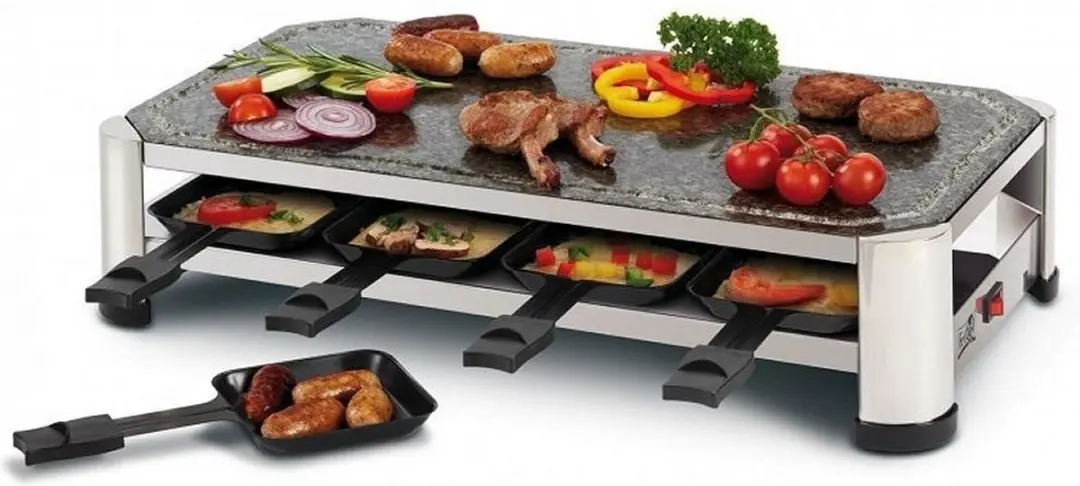 Fritel SG 2180 Steengrill - 1500W - 8 Pers. - 8 Pannetjes